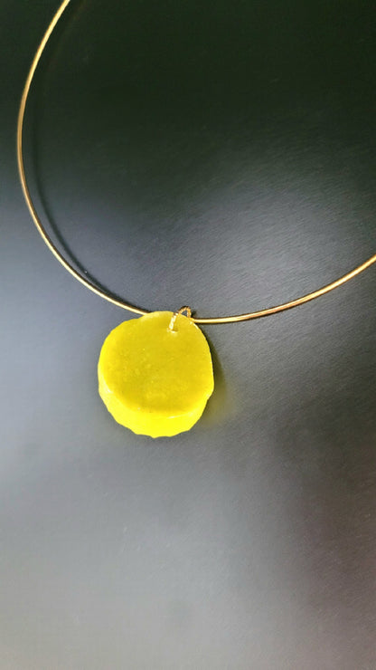 Bright Yellow Pendant