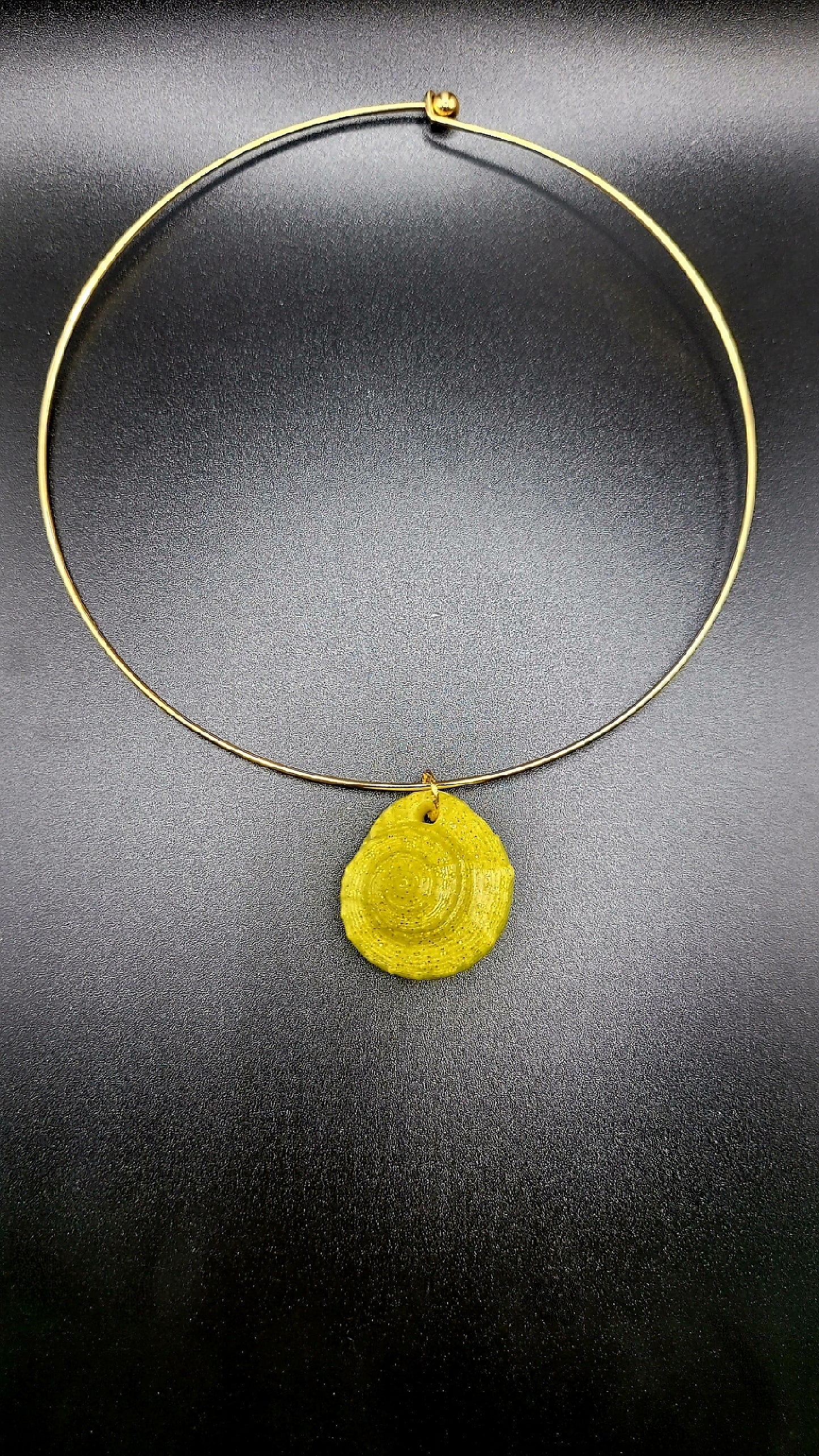 Bright Yellow Pendant