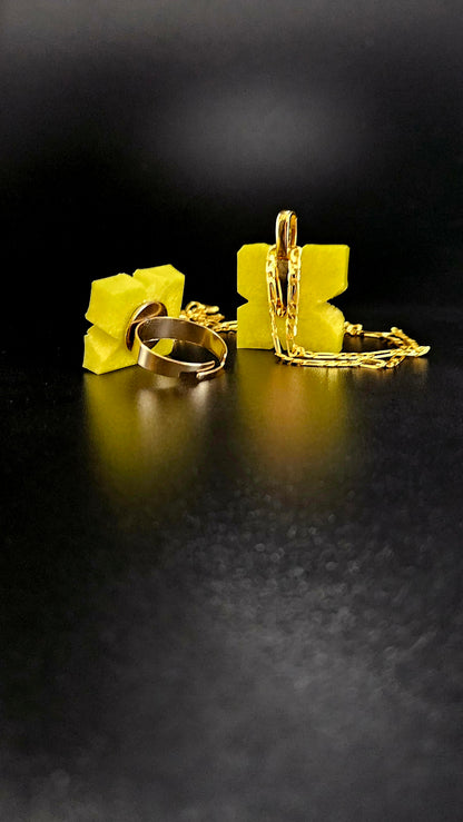 Yellow Jewelry Set